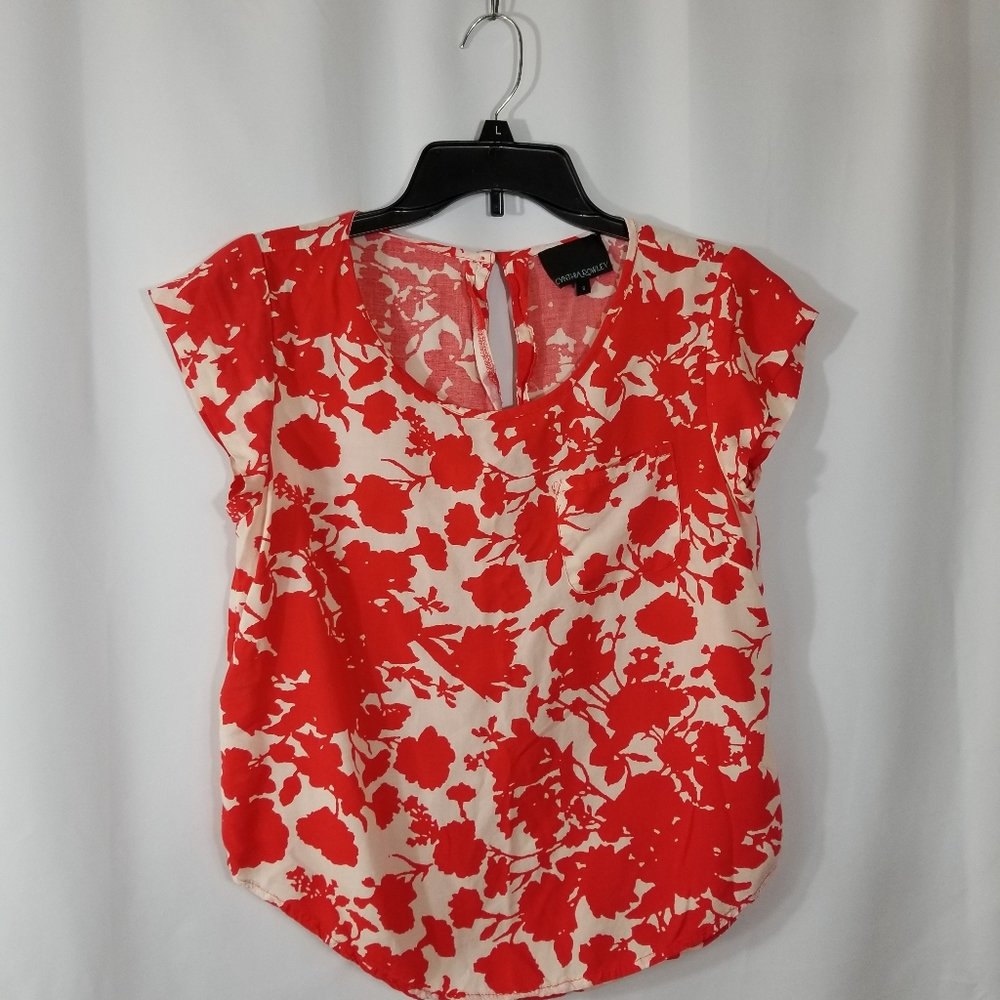 Ab studio top shirt blouse printed